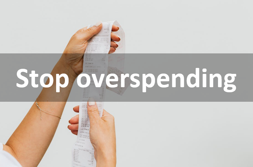 How do I stop overspending?